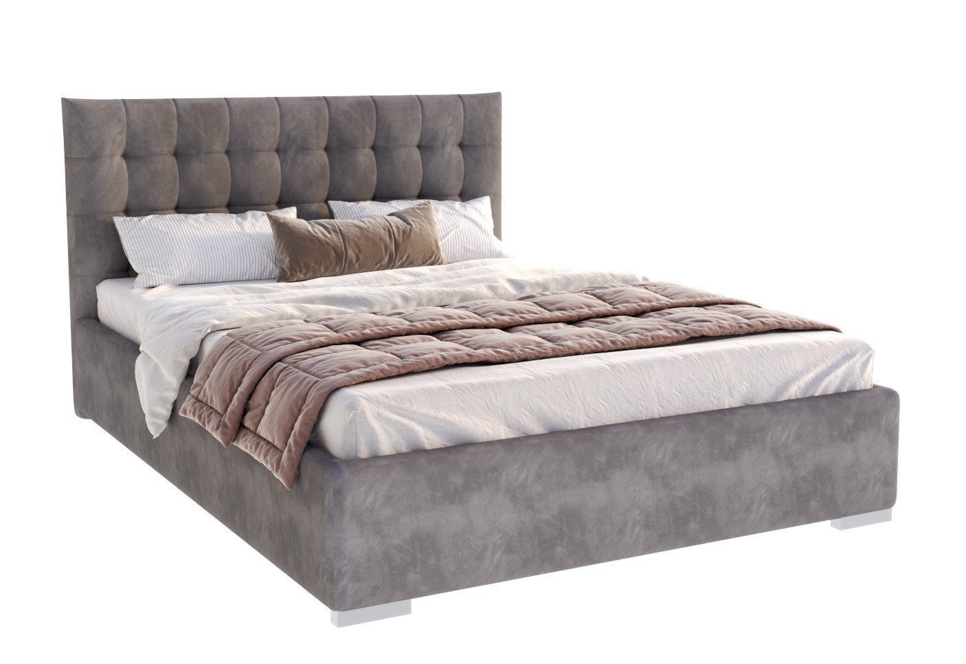 thematys Polsterbett Bett Stauraumbett aus Velours 120x200 140x200 160x200 günstig online kaufen