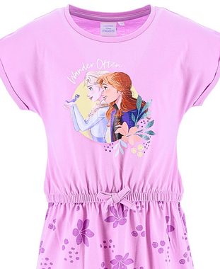 Disney Frozen Sommerkleid Elsa & Anna Mädchen Jerseykleid Gr. 104-128 cm