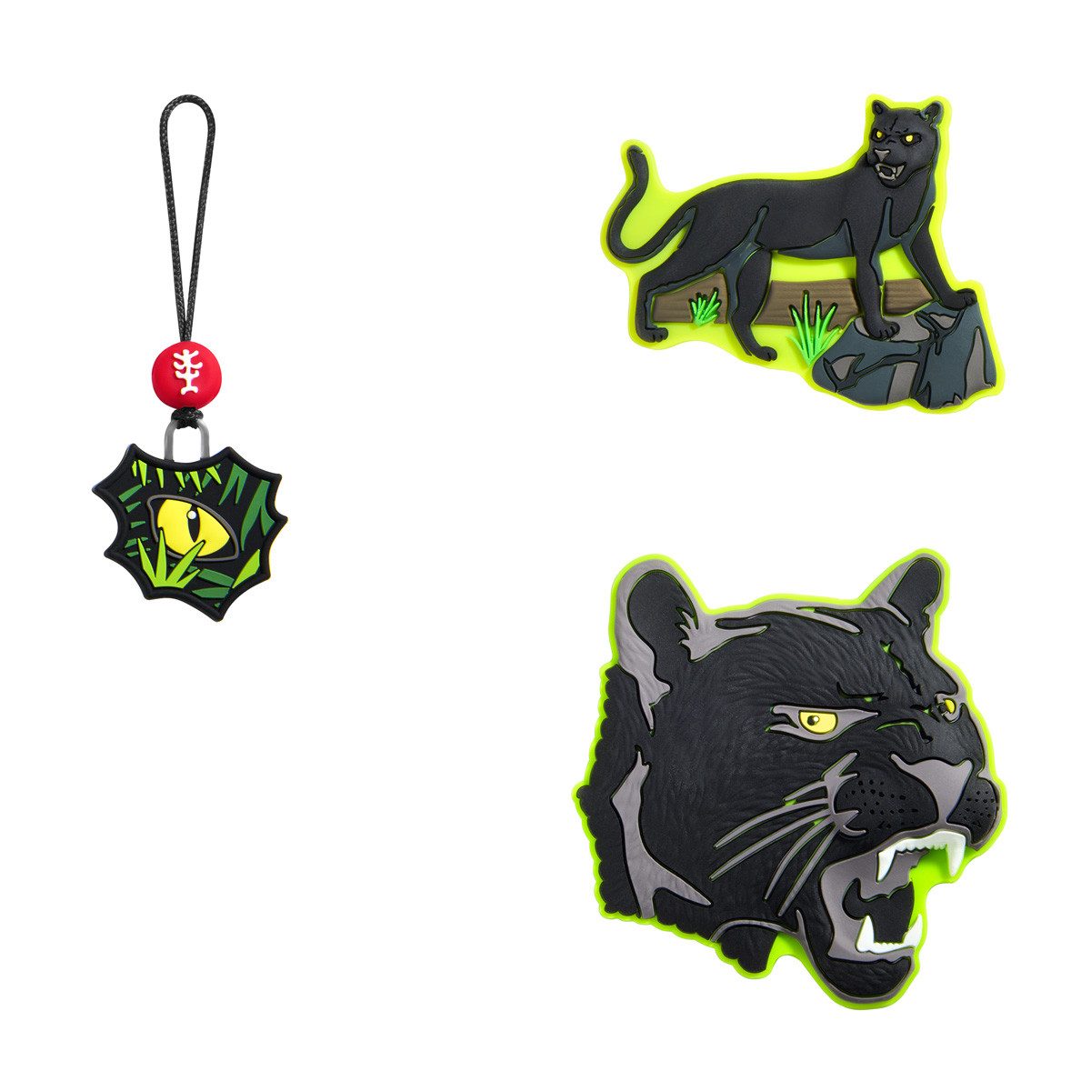 Step by Step Schulranzen MAGIC MAGS Danger Cat Chiko 3-teilig (3-teilig), Motivanhänger, Glücksbringer