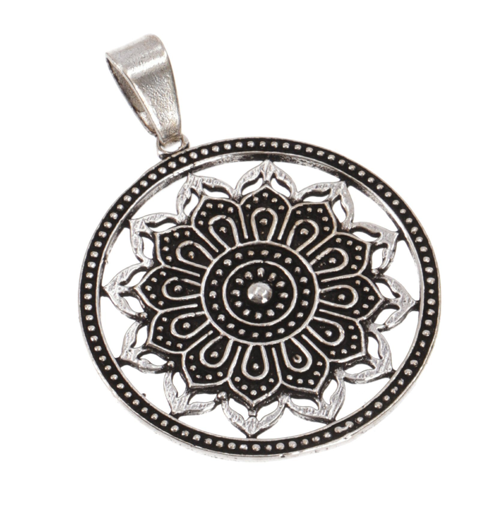 Guru-Shop Kettenanhänger Amulett Mandala, Kettenanhänger Boho günstig online kaufen
