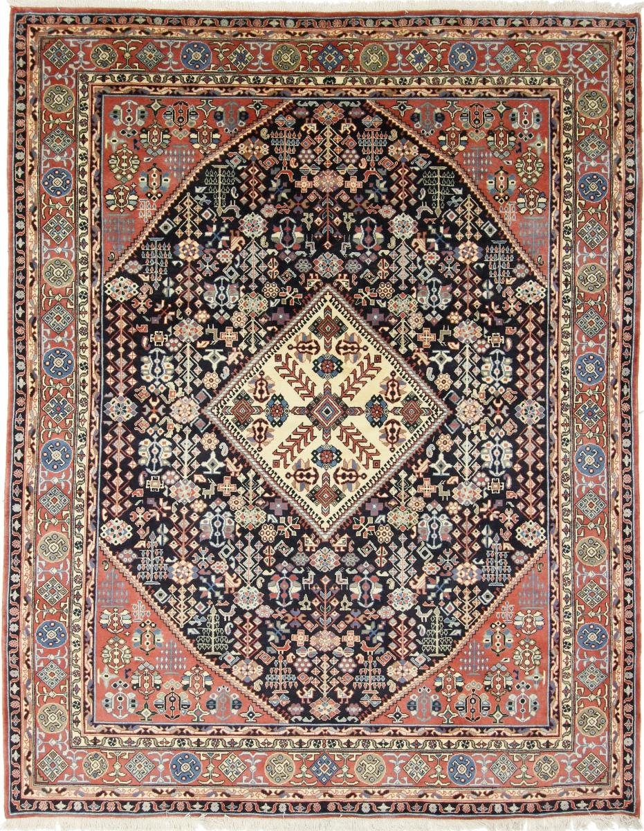 Orientteppich Abadeh 198x250 Handgeknüpfter Orientteppich / Perserteppich, Nain Trading, rechteckig, Höhe: 8 mm