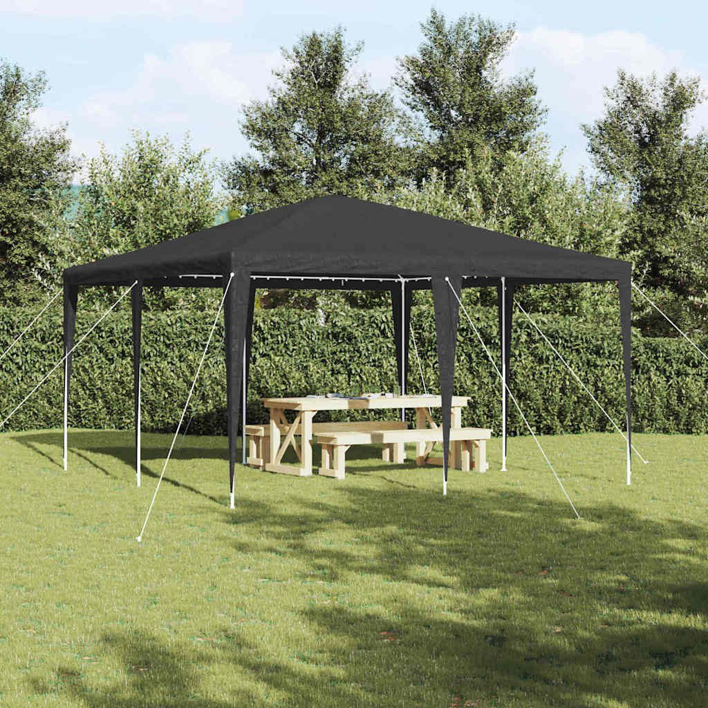furnicato Partyzelt Modernes 400x400x266 cm Anthrazit mit Stahlrahmen