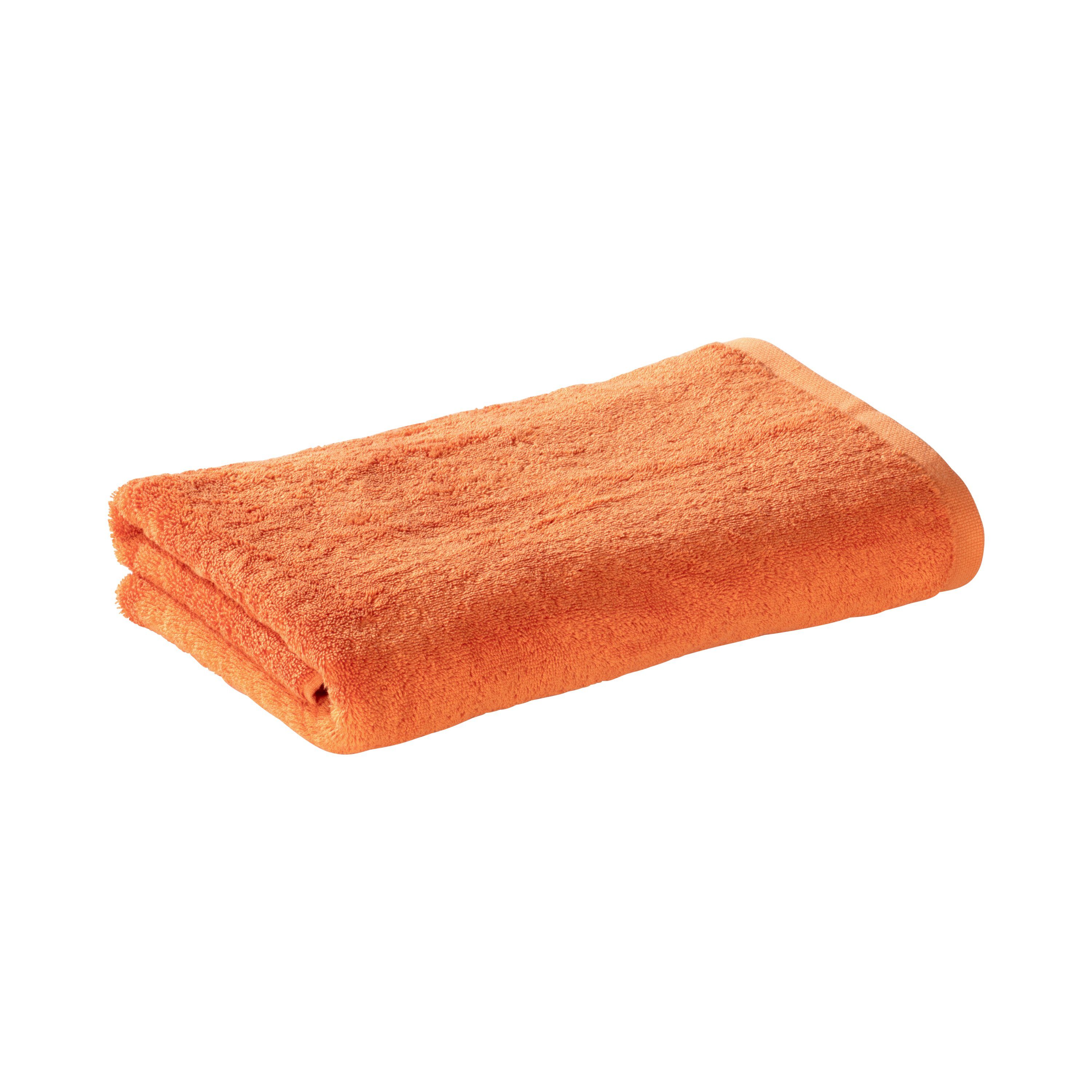 Bomlins Duschtuch Duschtücher aus 100% original ägyptische GIZA Baumwolle 650 g/m², Baumwolle, -> Spüren Sie die Qualität. Orange