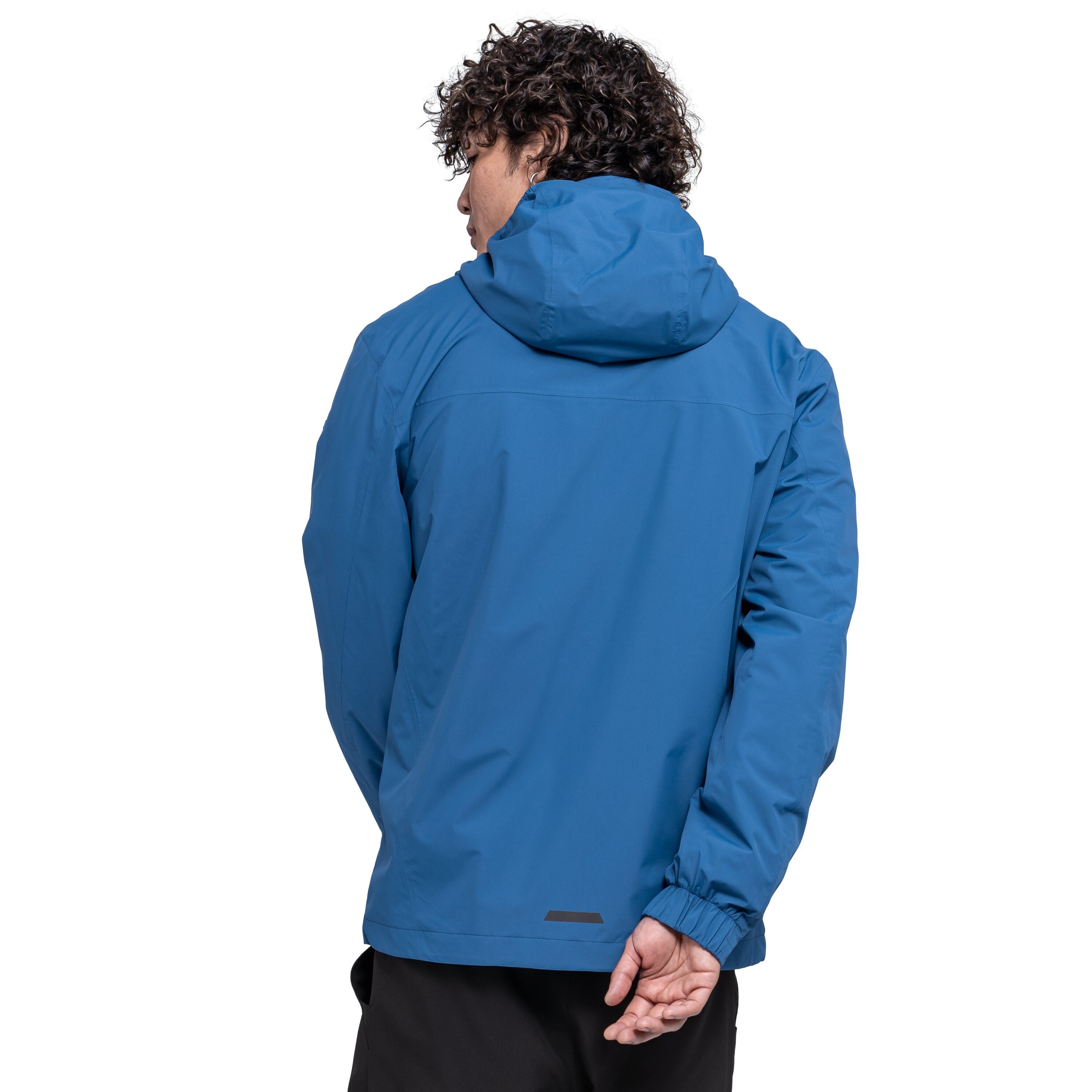 Schöffel Regenjacke Jacket Style Bohorok MNS für Trekking und Wandern, wasserdicht mit 10.000 mm Wassersäule