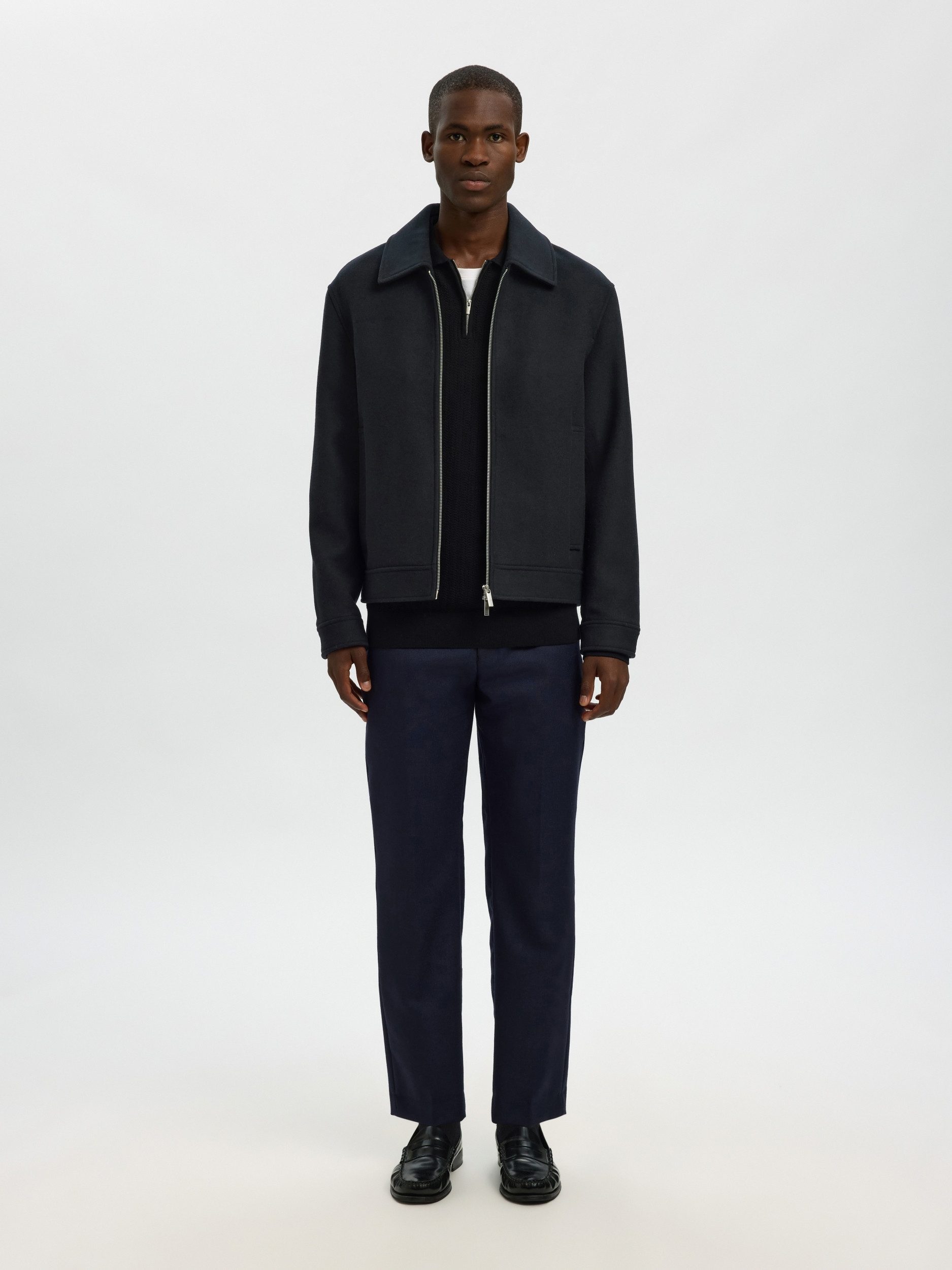 SELECTED HOMME Outdoorjacke SLHPHILIP WOOL BLEND JKT NOOS
