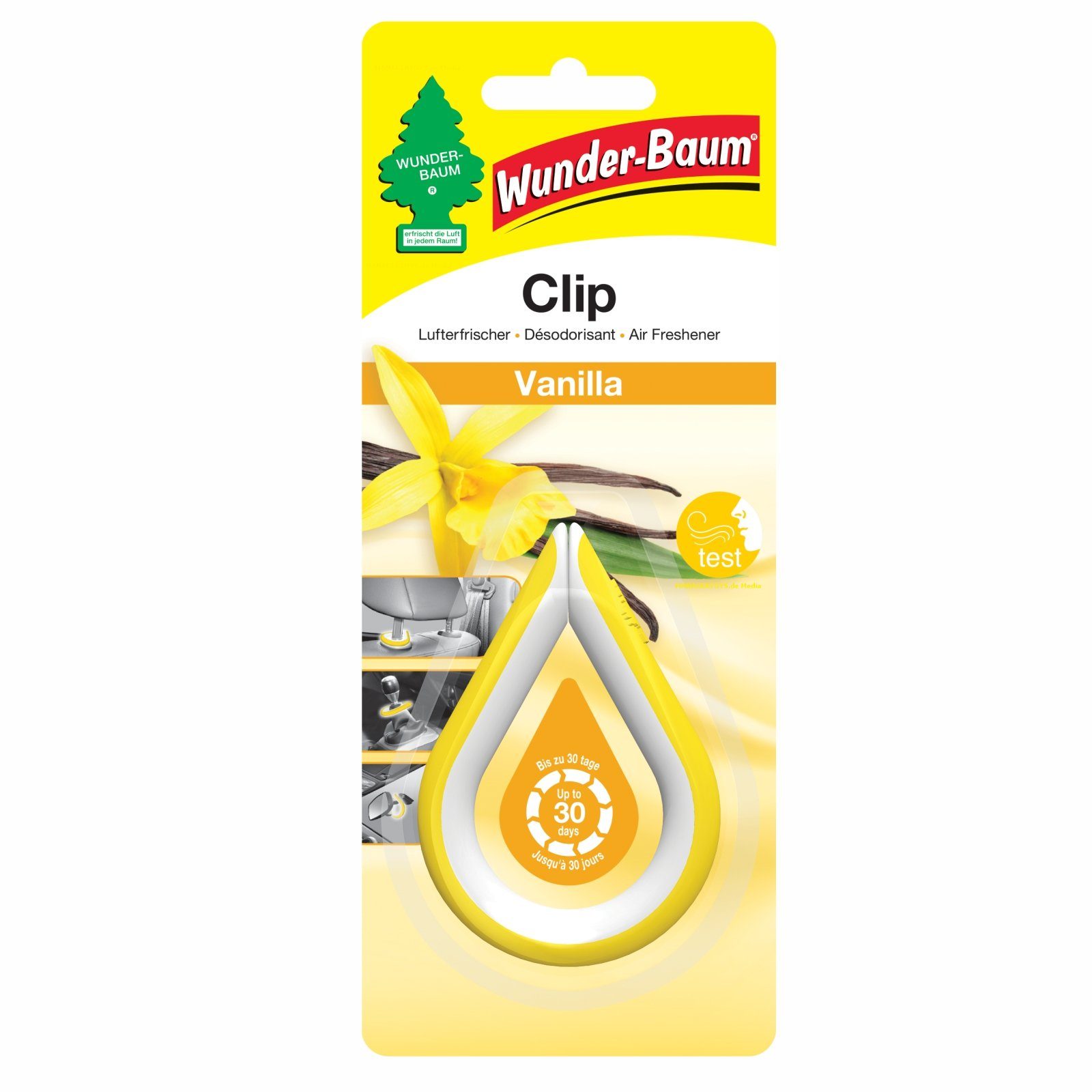Kunstbaum Clip Vanille Wunderbaum Vanilla Duft Lufterfrischer