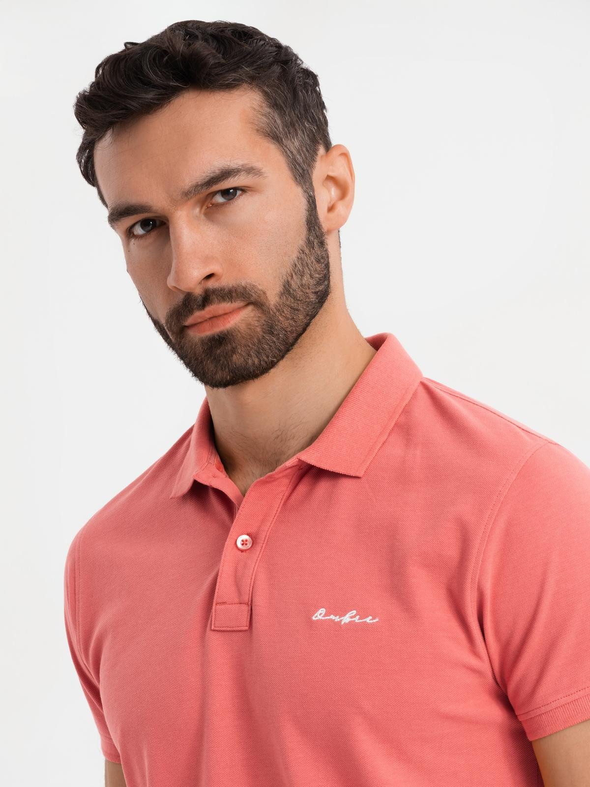 OMBRE Poloshirt Poloshirt aus Baumwoll-Piqué-Strick günstig online kaufen