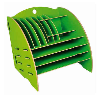 WERKHAUS® Aufbewahrungsbox Werkhaus Ablage Big Organizer Grün Briefablage Stiftehalter