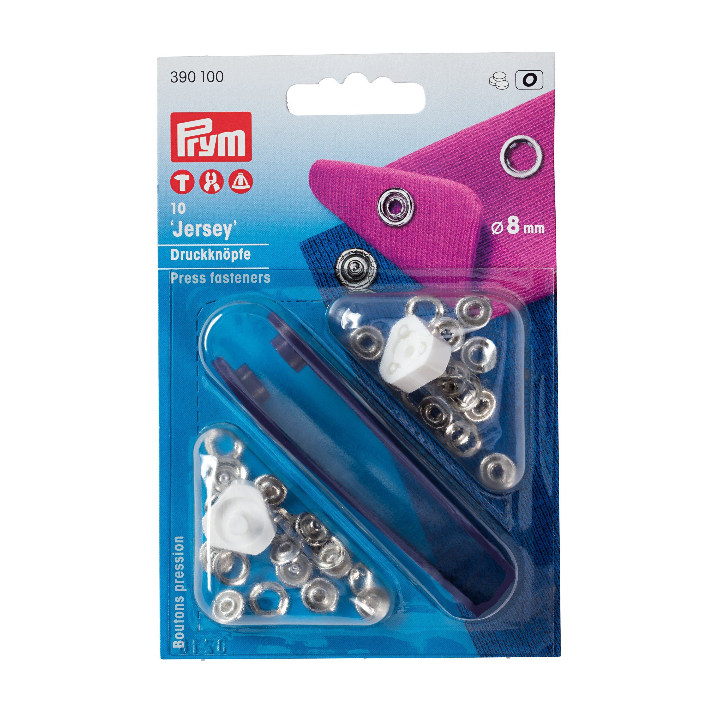 Prym Druckknopf Jersey, 10 Stück