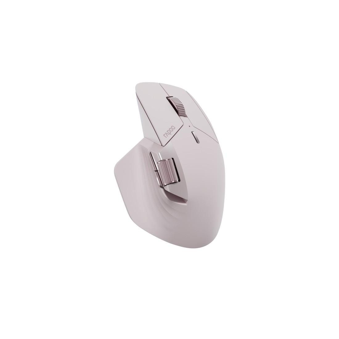 Rapoo MT760L, Kabellose Multi-Mode-Maus ergonomische Maus (Bluetooth, Funk)