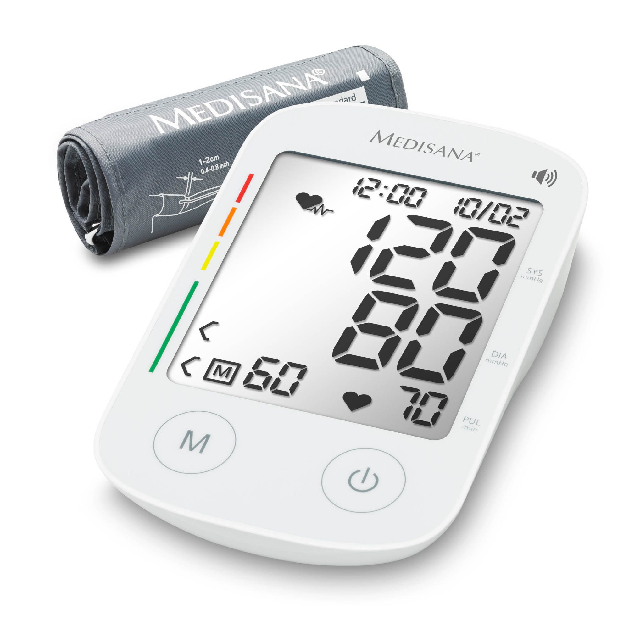 Oberarm-Blutdruckmessgerät BU 535 Voice Blutdruck und Pulsmessung