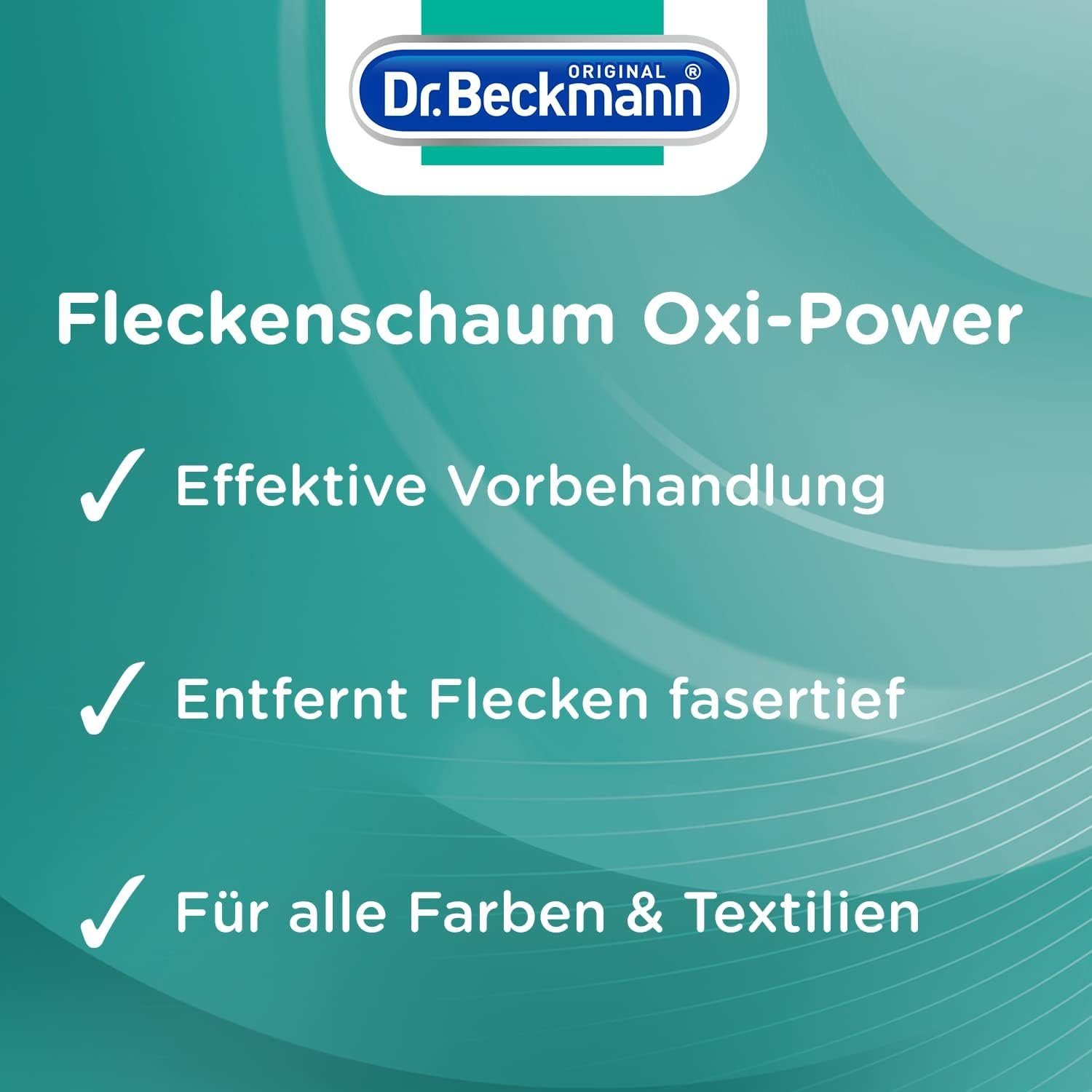 (1-St) Polsterreiniger alle Fleckentferner, Fleckenschaum für Farben, Dr. Beckmann Oxi-Power, 500ml