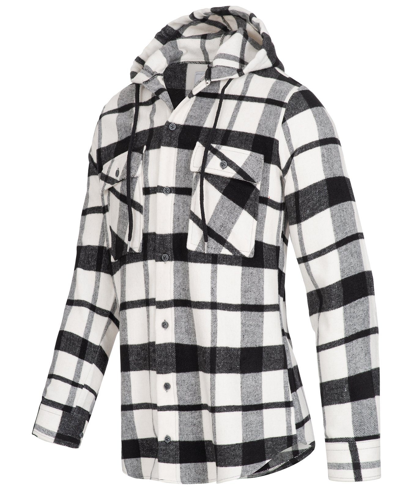 Rock Creek Flanellhemd Herren Hemd Flanellhemd mit Kapuze H-258 günstig online kaufen