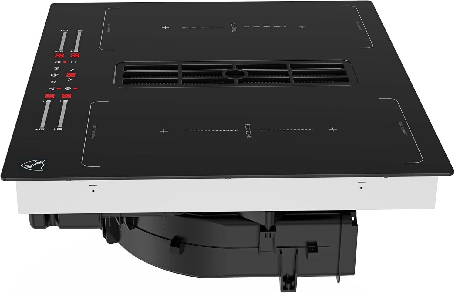 K&H Induktions-Kochfeld K&H Induktionskochfeld mit Dunstabzug DD60-IN7204FLX – Bild 4 von 5