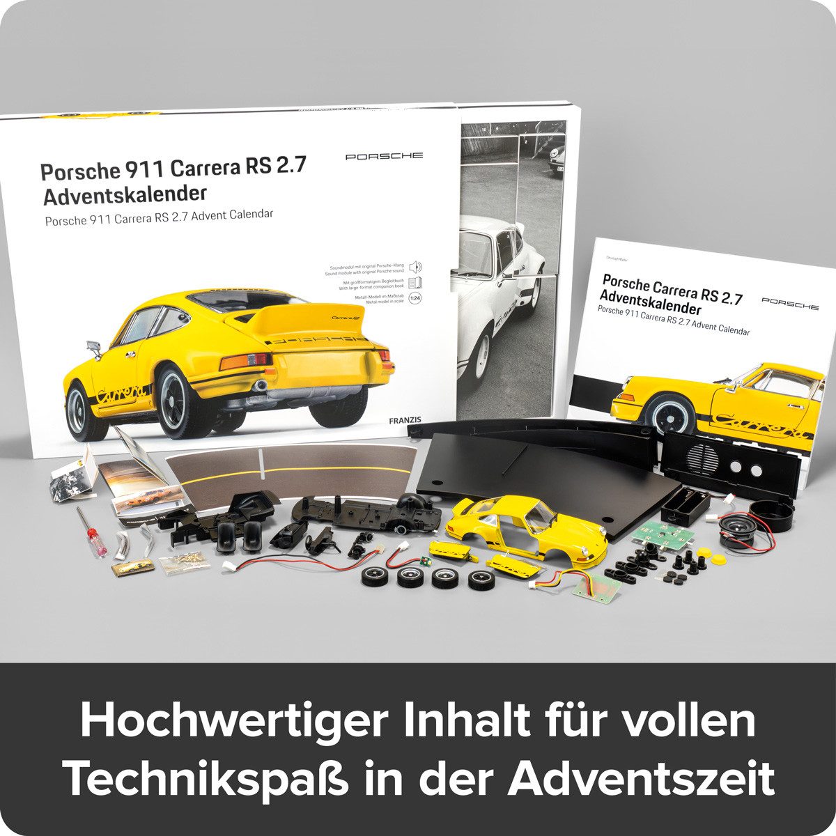 Franzis Adventskalender Porsche 911 Carrera RS 2.7 Adventskalender