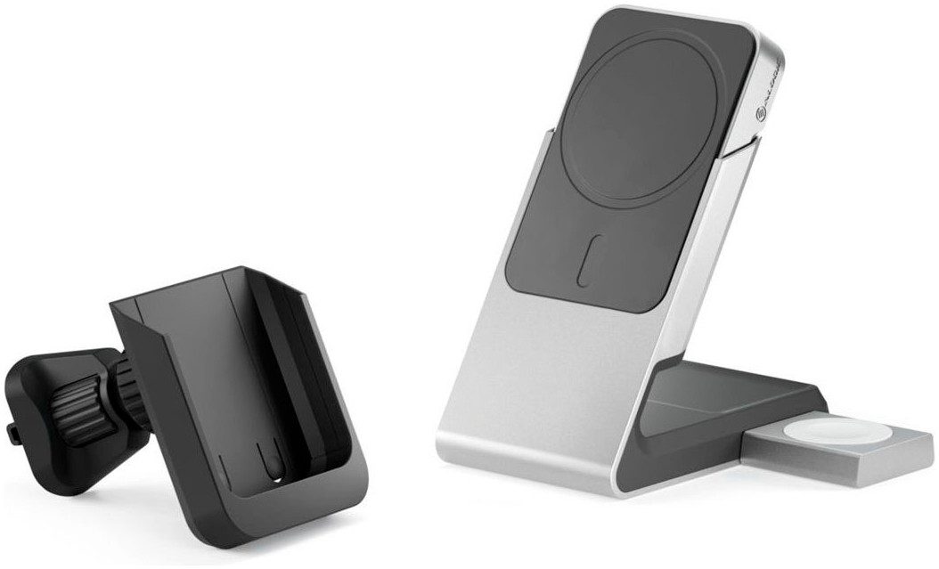 ALOGIC Wireless 3-in-1 MagSafe + Matrix Powerbank + Vent Mount Ladestation