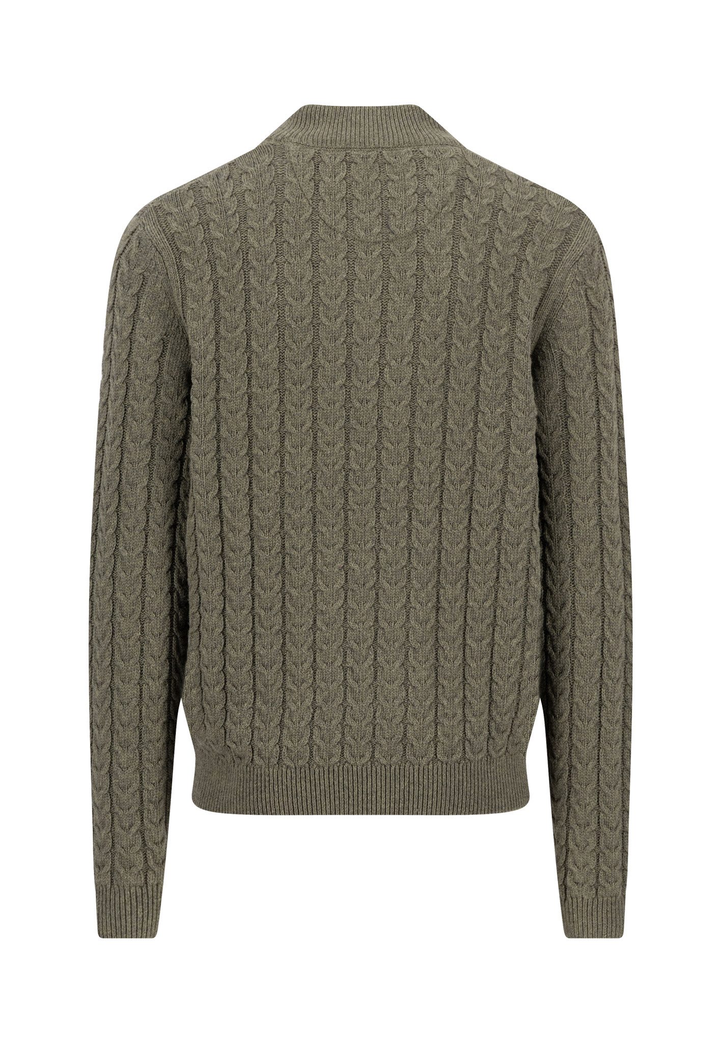 FYNCH-HATTON Troyer Strickpullover mit Zopfmuster und günstig online kaufen