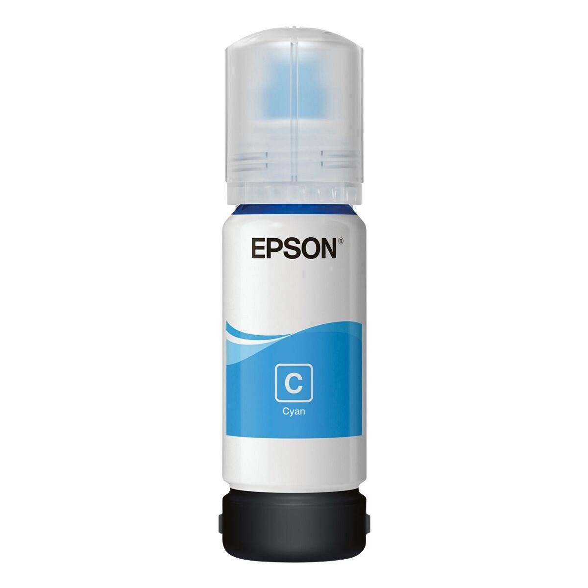 Epson 102 EcoTank Tintenpatrone (1-tlg., Original Druckerpatrone, cyan)