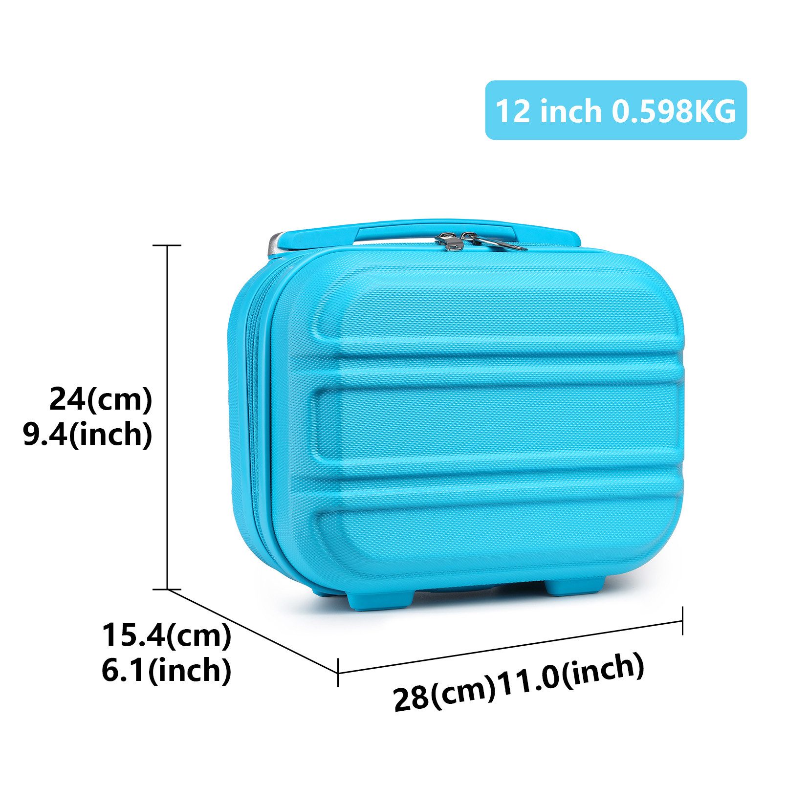 KONO Hartschalen-Trolley mit TSA-Schloss - Reisekoffer günstig online kaufen