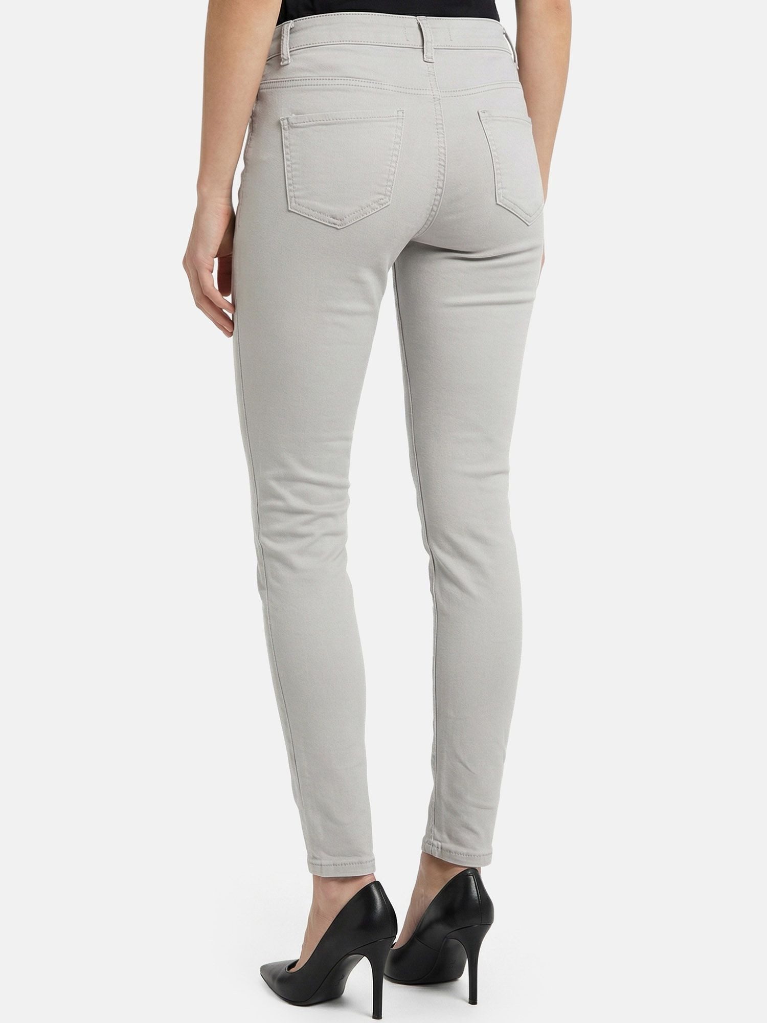 Tazzio High-waist-Jeans F138 Damen Skinny Fit Jeanshose