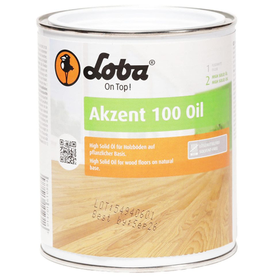 Loba Parkett Oil Loba Akzent 100 Oil 2,5 ltr., 1 St.