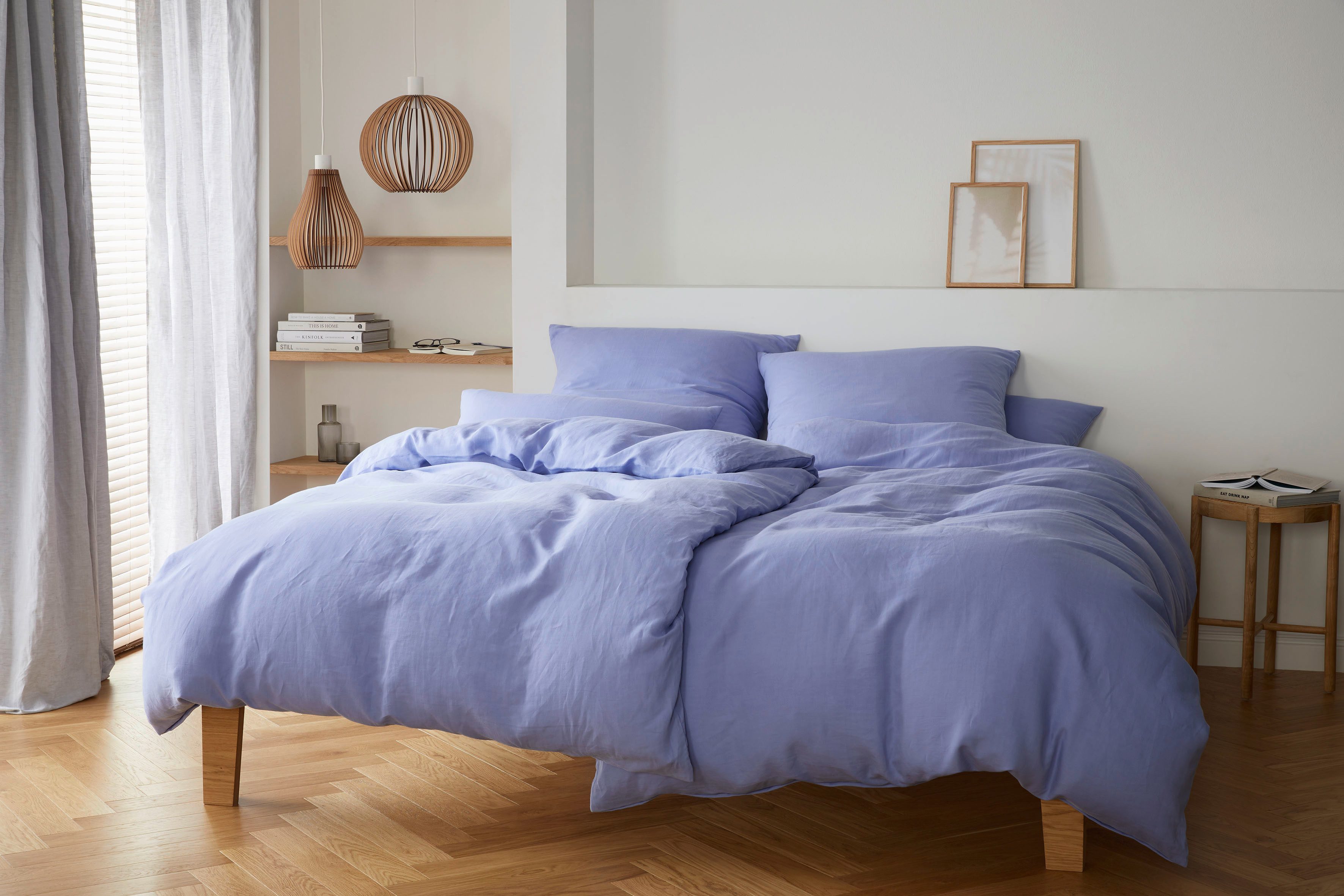Elegante Bettwäsche Breezee, Halbleinen, 2 teilig, günstig online kaufen