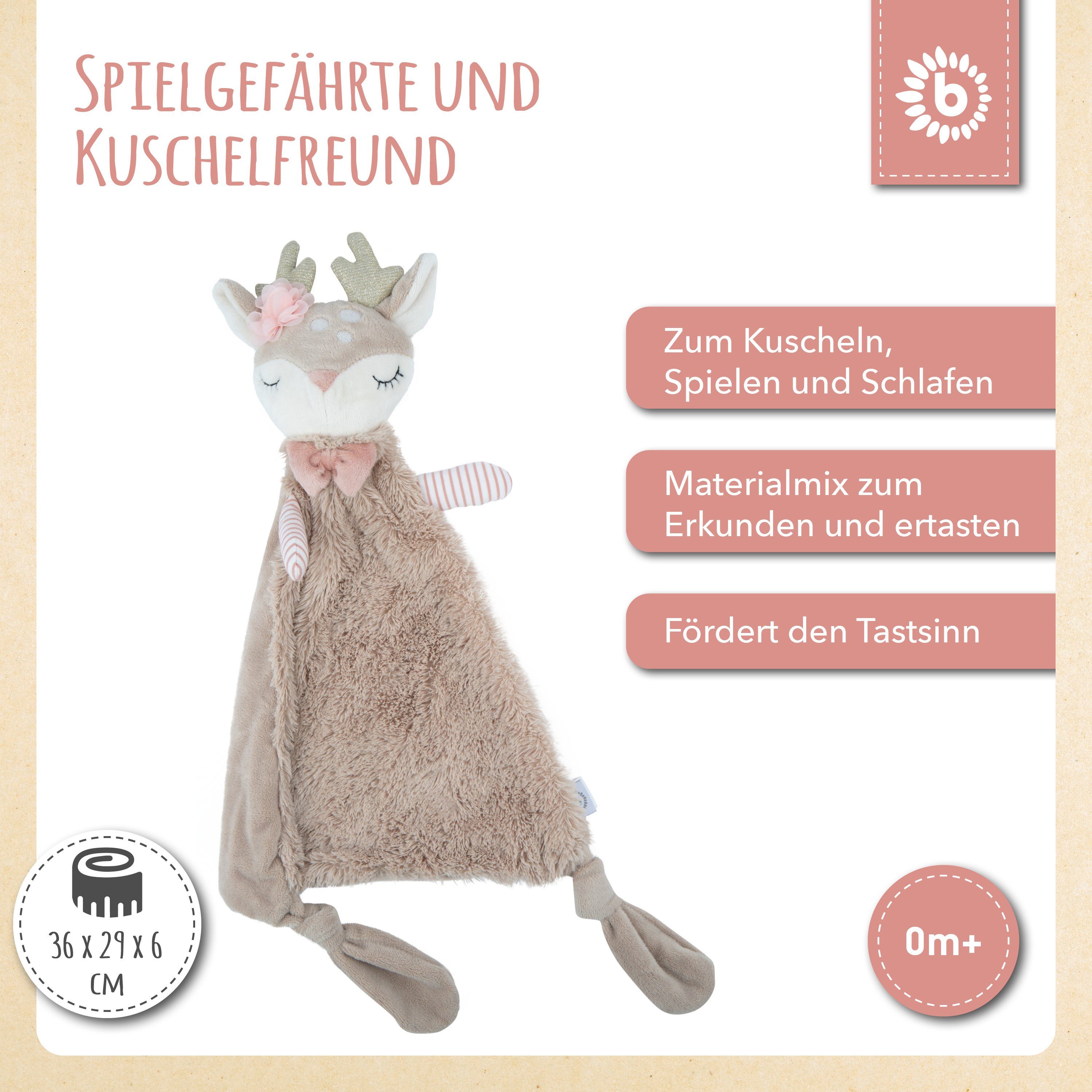 BIECO Plüschfigur Bieco Schmusetuch Reh ab 0m+ ca. 36 cm Schnuffeltuch Schm günstig online kaufen
