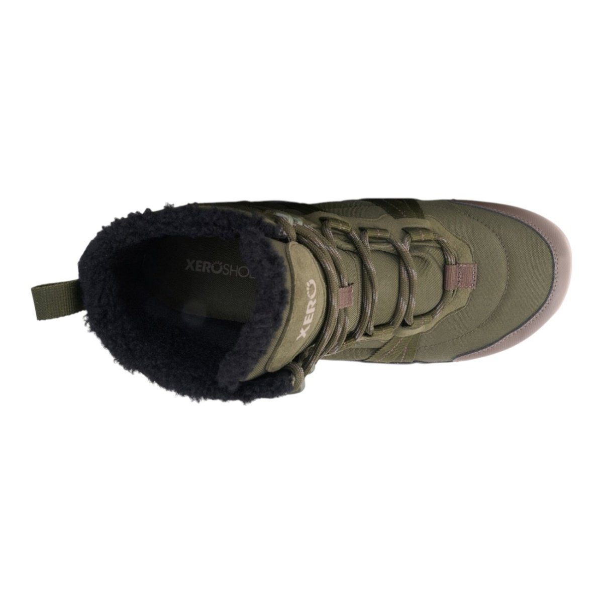 Xero Shoes Alpine Snow Boot (warm, wasserdicht, gefüttert) dunkelgrün Herren Winterstiefel
