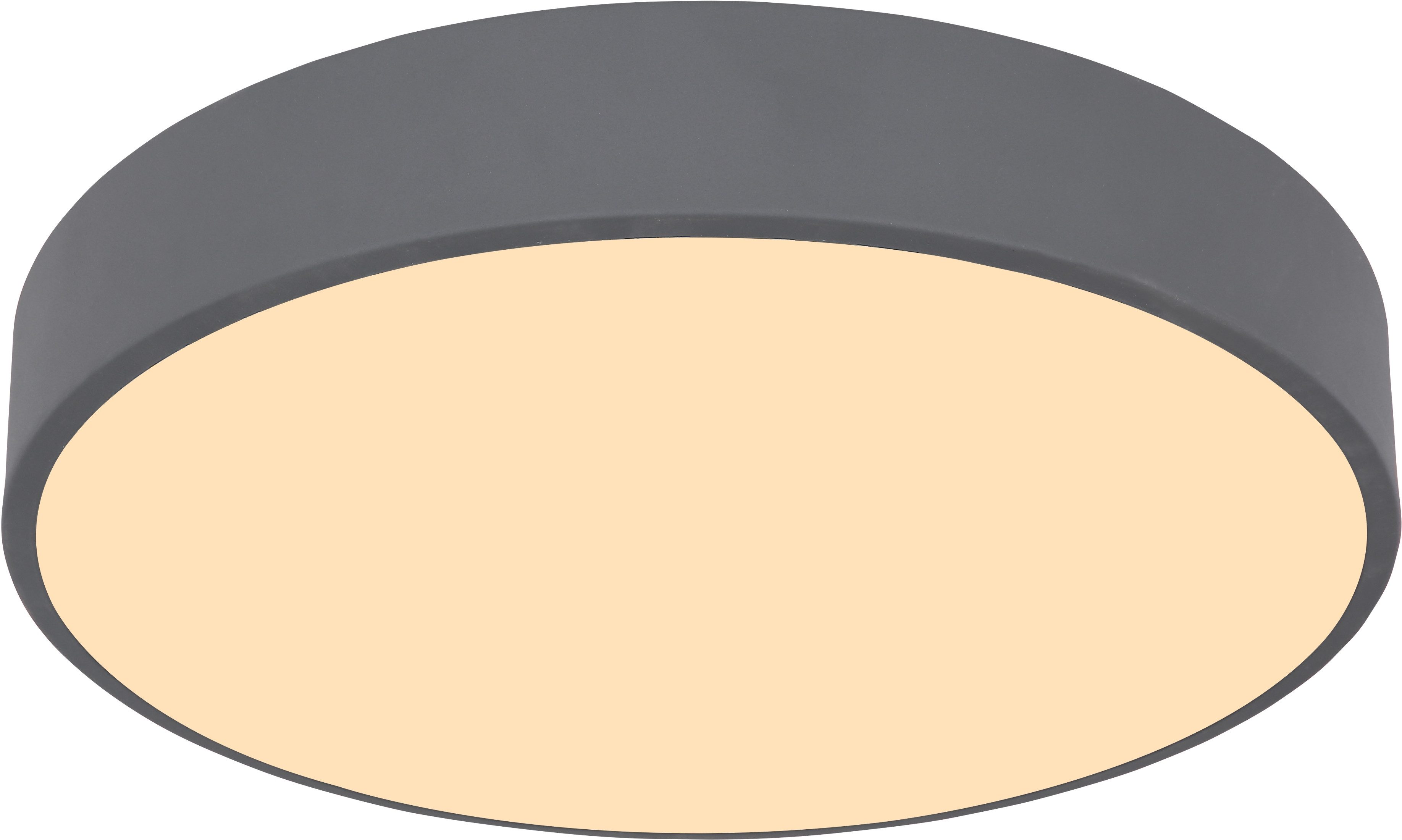 GLOBO LIGHTING Deckenleuchte TARTARUS, Dimmfunktion, Memoryfunktion, Nachtlichtfunktion, mehrere Helligkeitsstufen, LED fest integriert, Warmweiß, Deckenlampe Wohnzimmer-Leuchte Schlafzimmer-Leuchte Flur Küche