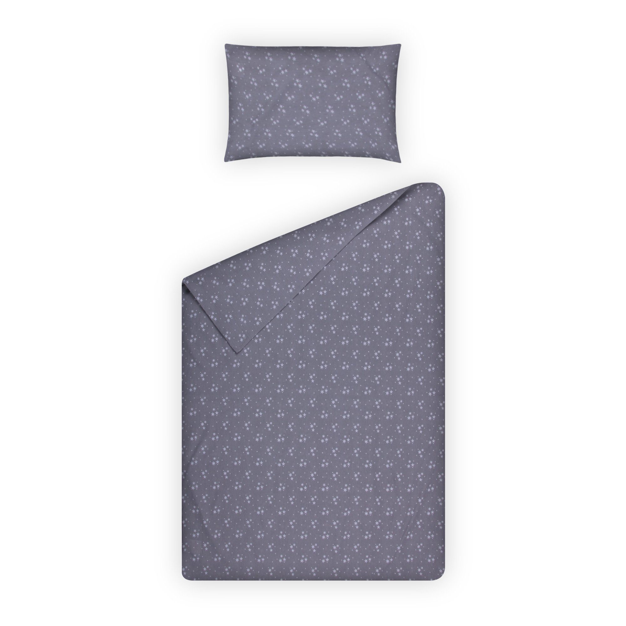 Bestgoodies Kinderbettdecke + Kopfkissen Kinder Betten-Set inkl. Bettwäsche, Füllung: 100% Polyester, Klimafaser, Bettbezug aus 100% Baumwolle - Steppbett