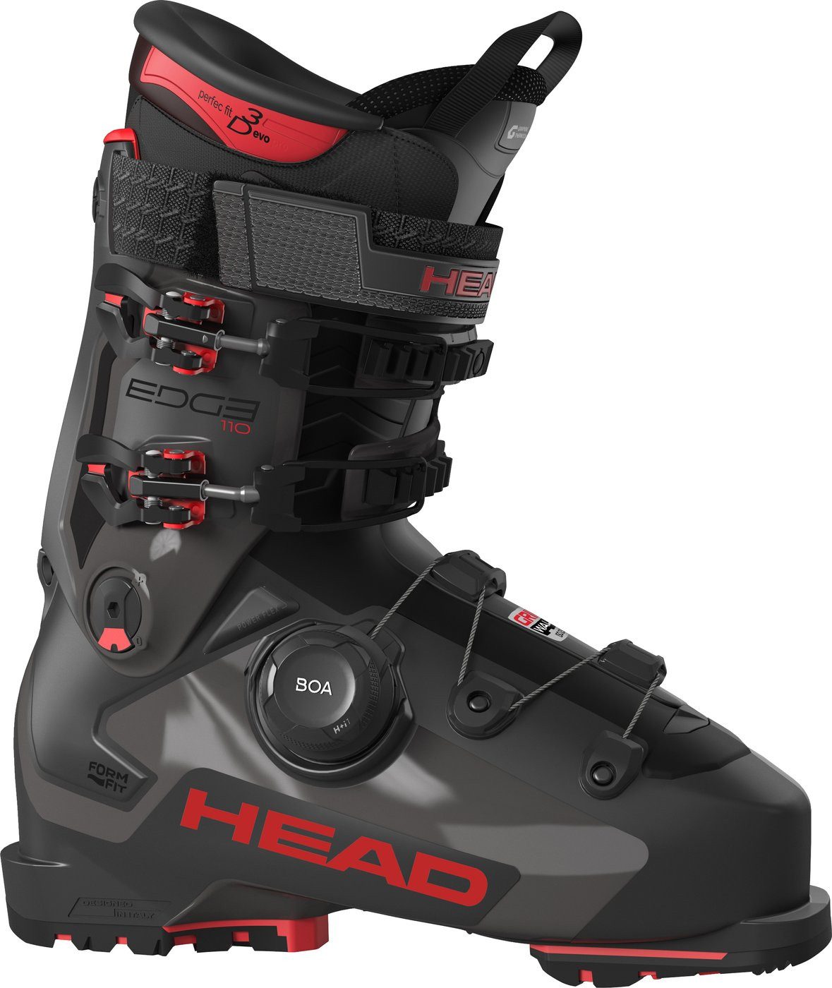 Head Ski EDGE 110 HV GW BOA ANTHRACITE-RED -