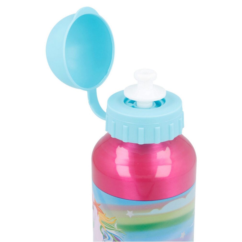 Stor Trinkflasche 8412497290345 Aluminium-Flasche, 400 ml Fassungsvermögen, Einhörner