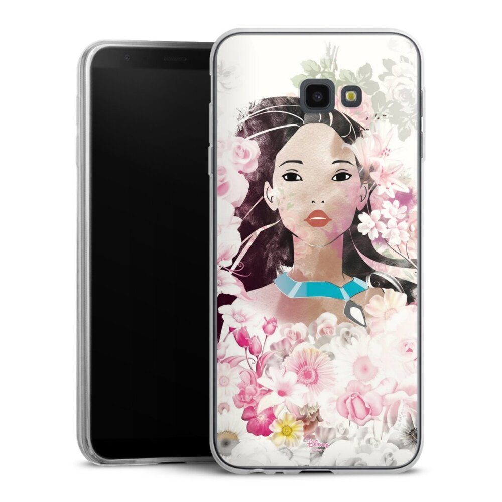 DeinDesign Handyhülle Pocahontas Disney Offizielles Lizenzprodukt Colors Of The Wind, Samsung Galaxy J4 Plus Duos (2018) Slim Case Silikon Hülle Ultra Dünn