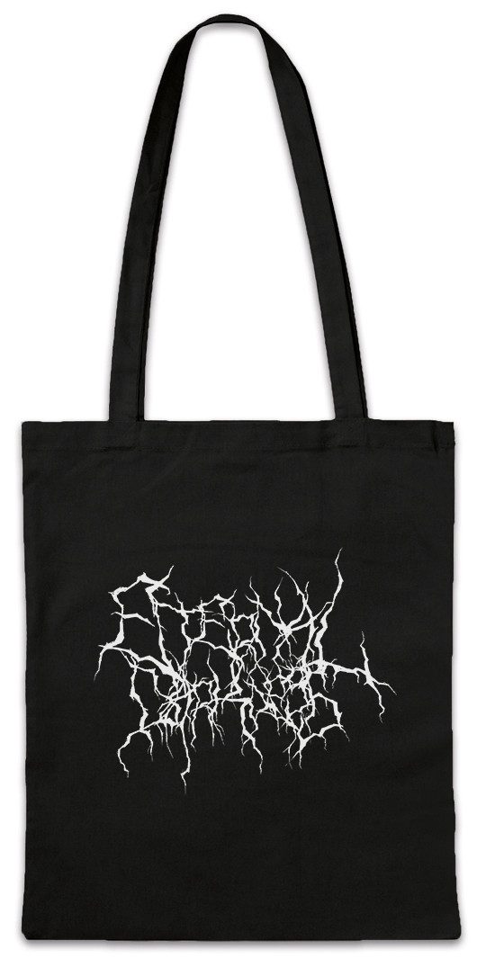 Beuteltasche Eternal Darkness Typo Blackmetal I Stofftasche Black Death Norwegian