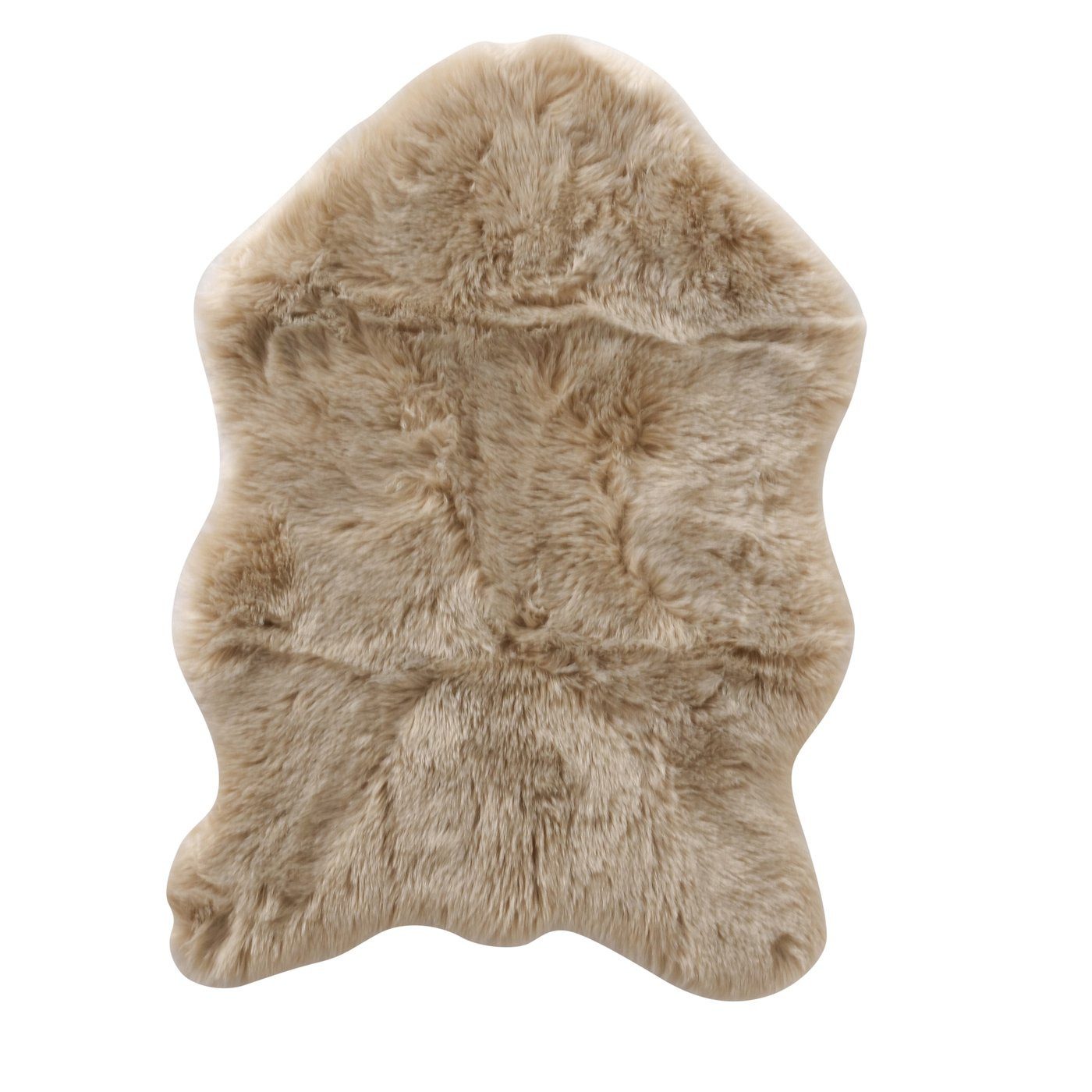 BOLTZE Dekokissen Dekofell Josy, Beige oder Grau, 1 Stück, ca. 90x60 cm