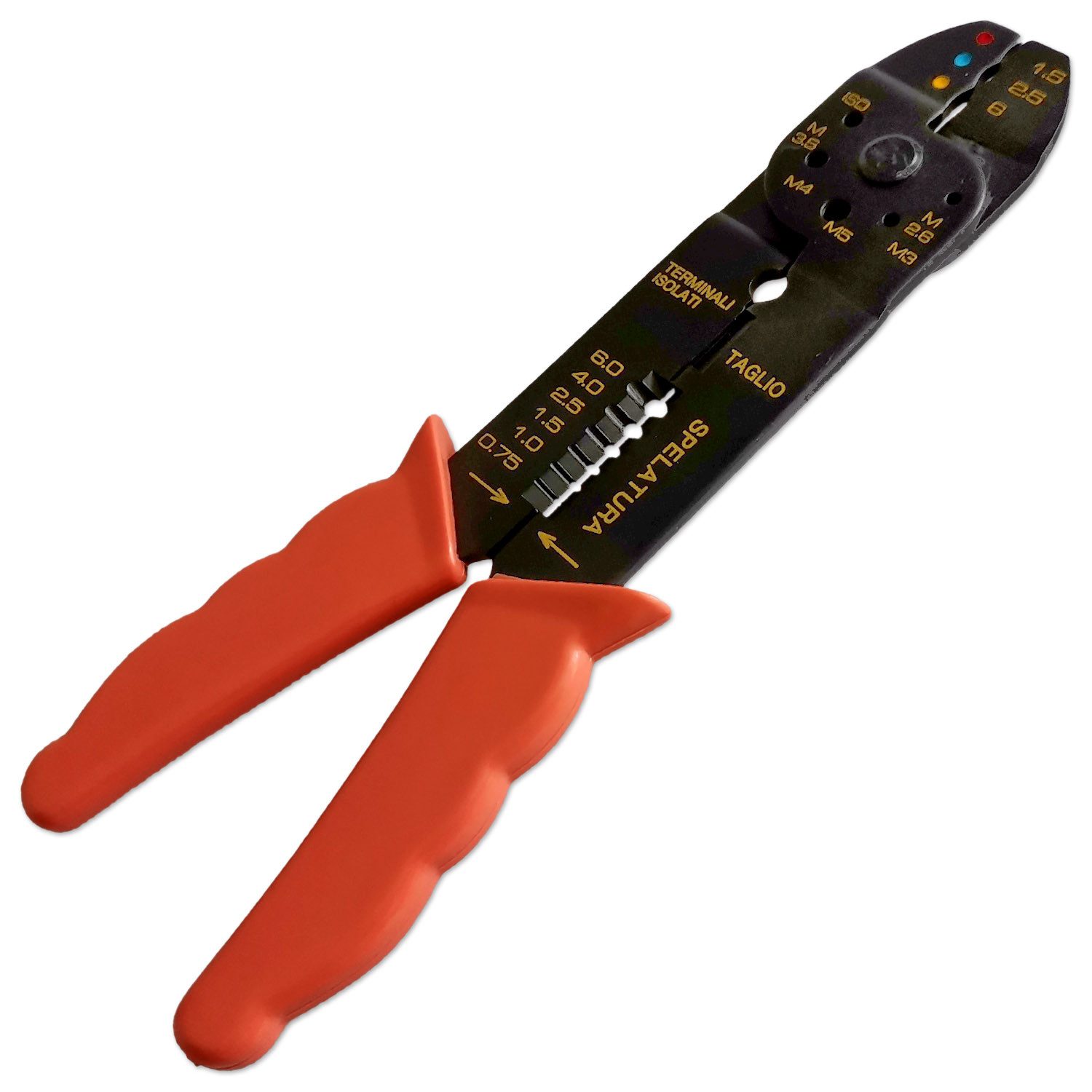 MTA Crimpzange Crimpzange, MTA Universal, 4-in-1 Funktion, isolierte Kabelschuhe