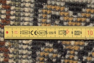 Wollteppich Kazak Teppich handgeknüpft beige, morgenland, rechteckig, Höhe: 8 mm