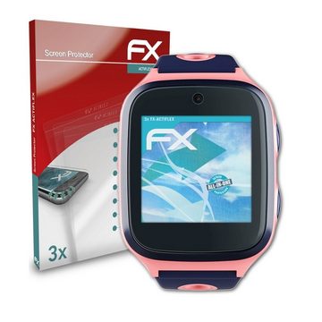 atFoliX Schutzfolie Displayschutzfolie für XPlora X4, (3 Folien), Ultraklar und flexibel