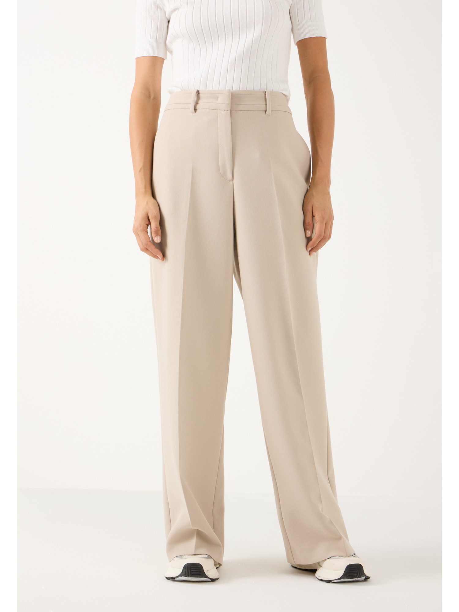 MORE&MORE Stoffhose elegante Wide-Leg-Hose