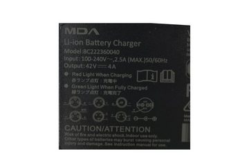 PowerSmart CM160L1004E.001 Batterie-Ladegerät (4,0 A (Ausgangsstrom) für 36 V Elektrofahrrad Bafang BC B301, BC B201)