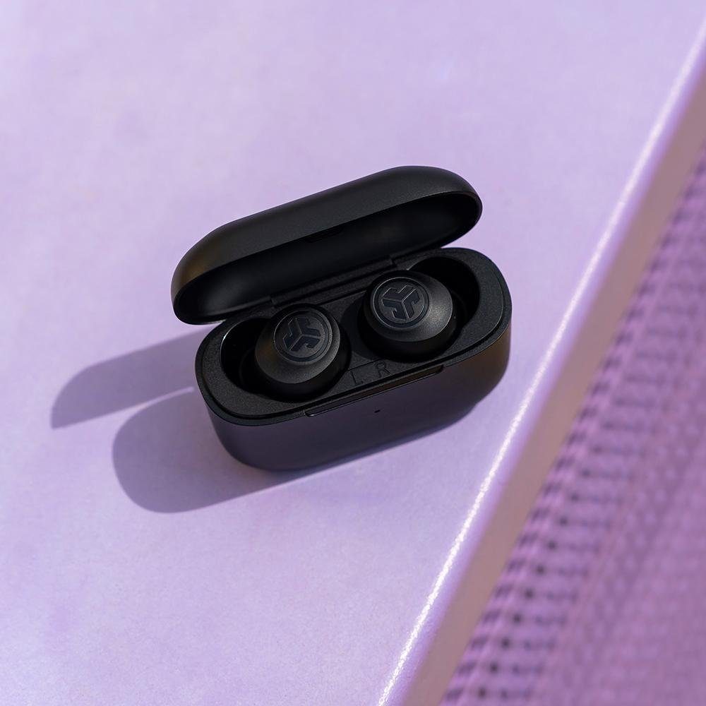 schwarz GO Air (TWS) wireless True True Wireless In-Ear-Kopfhörer POP Jlab Kopfhörer Wireless Stereo (Bluetooth,