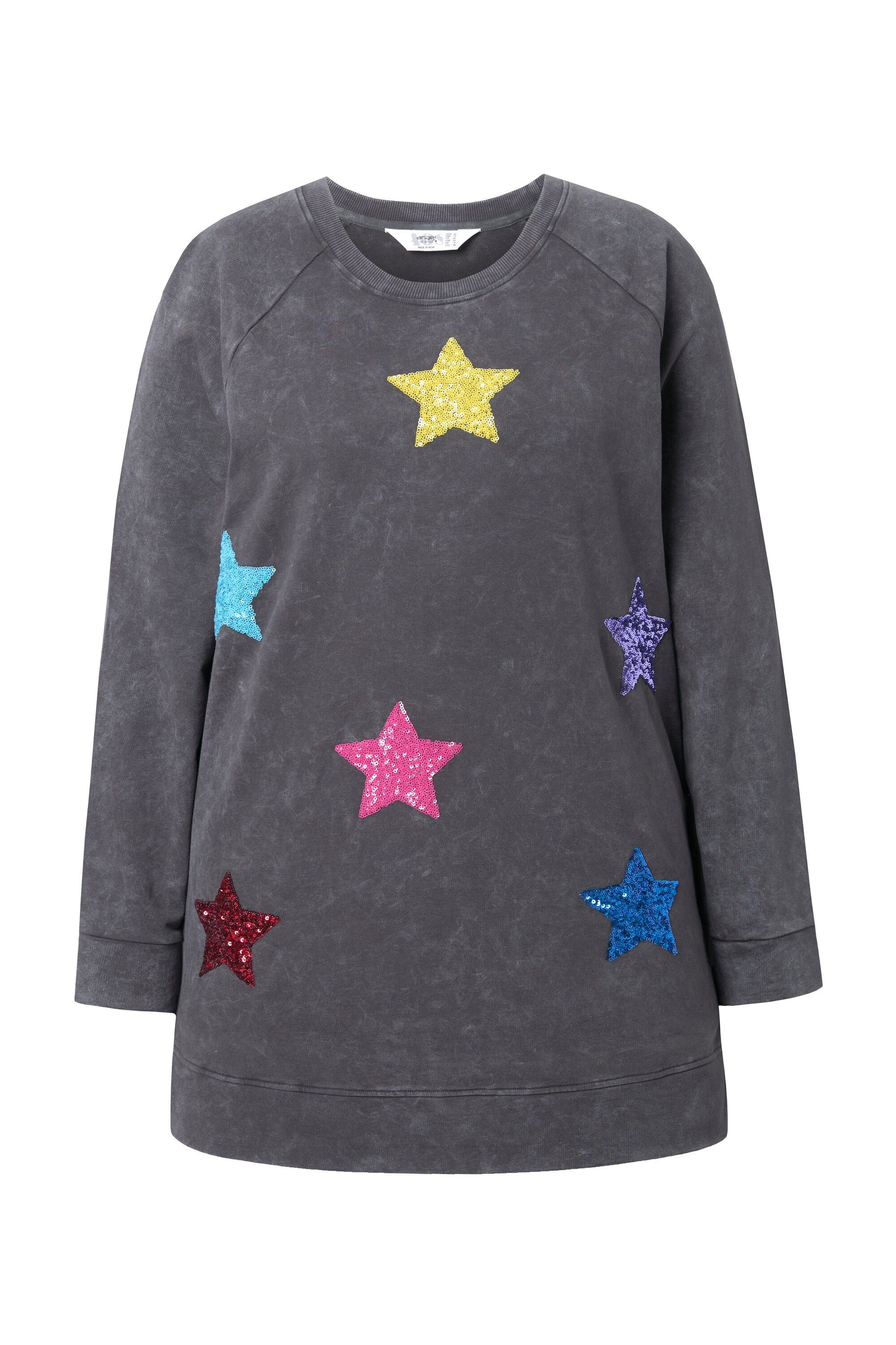 Angel of Style Sweatshirt Sweatshirt oversized Paillettensterne günstig online kaufen