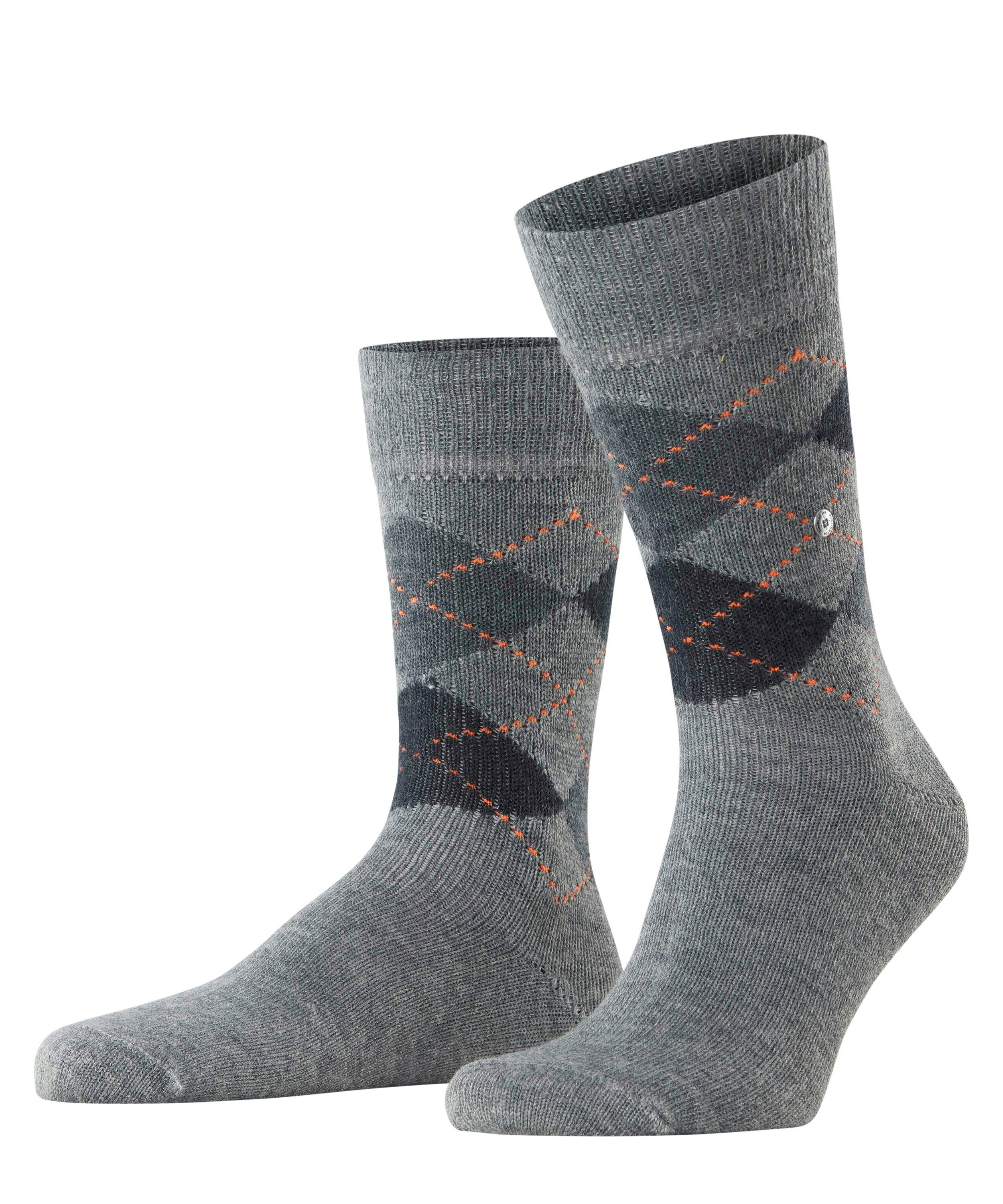 Burlington Socken Preston (1-Paar) light grey (3400) | Wintersocken