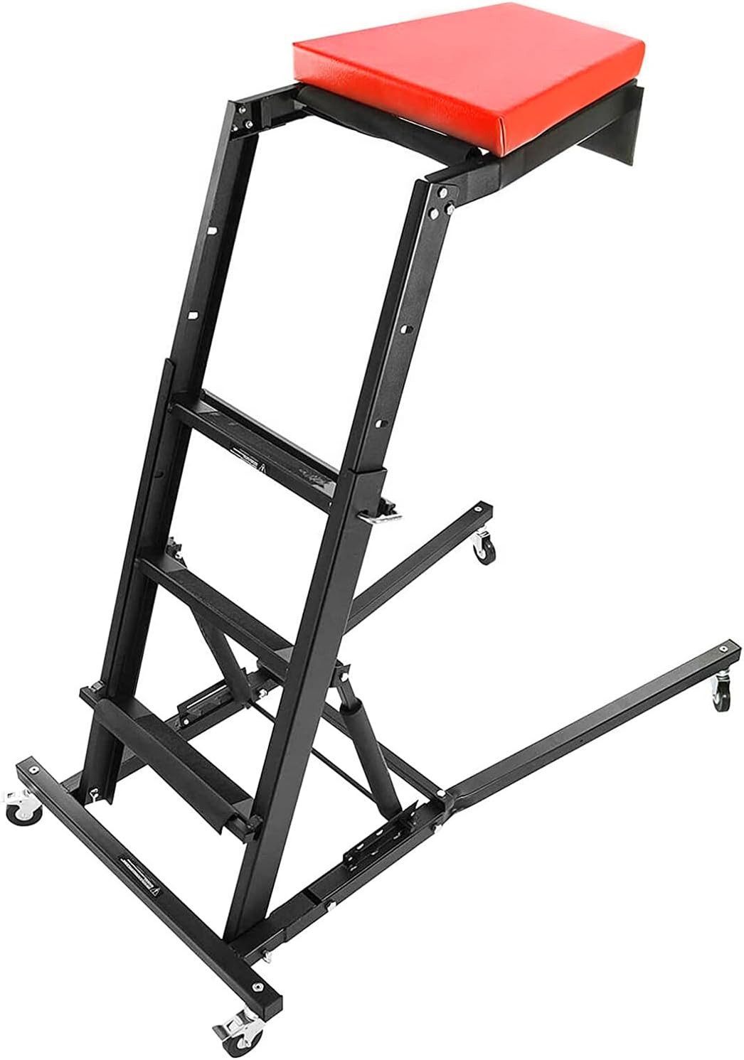 GarveeMore Reifenmontagemaschine Automotive Topside Creeper Kraftfahrzeuge,Faltbare Creeper, für Autoreparatur und -wartung, mit Einstellbarer Höhe,4 Lenkrollen