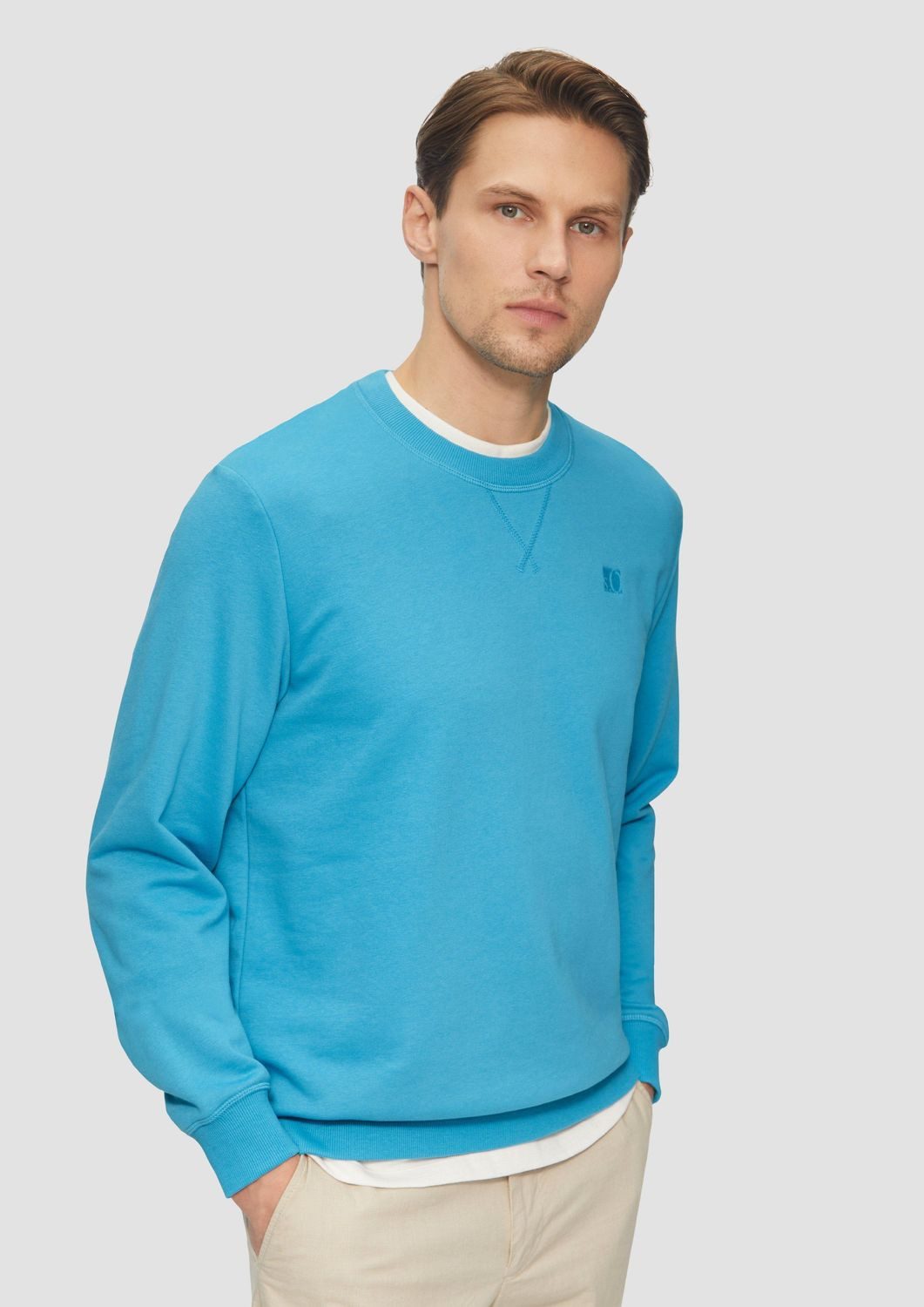 s.Oliver Sweatshirt, mit Logo Stickerei günstig online kaufen