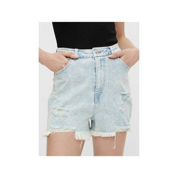 pieces Shorts hell-blau regular (1-tlg)