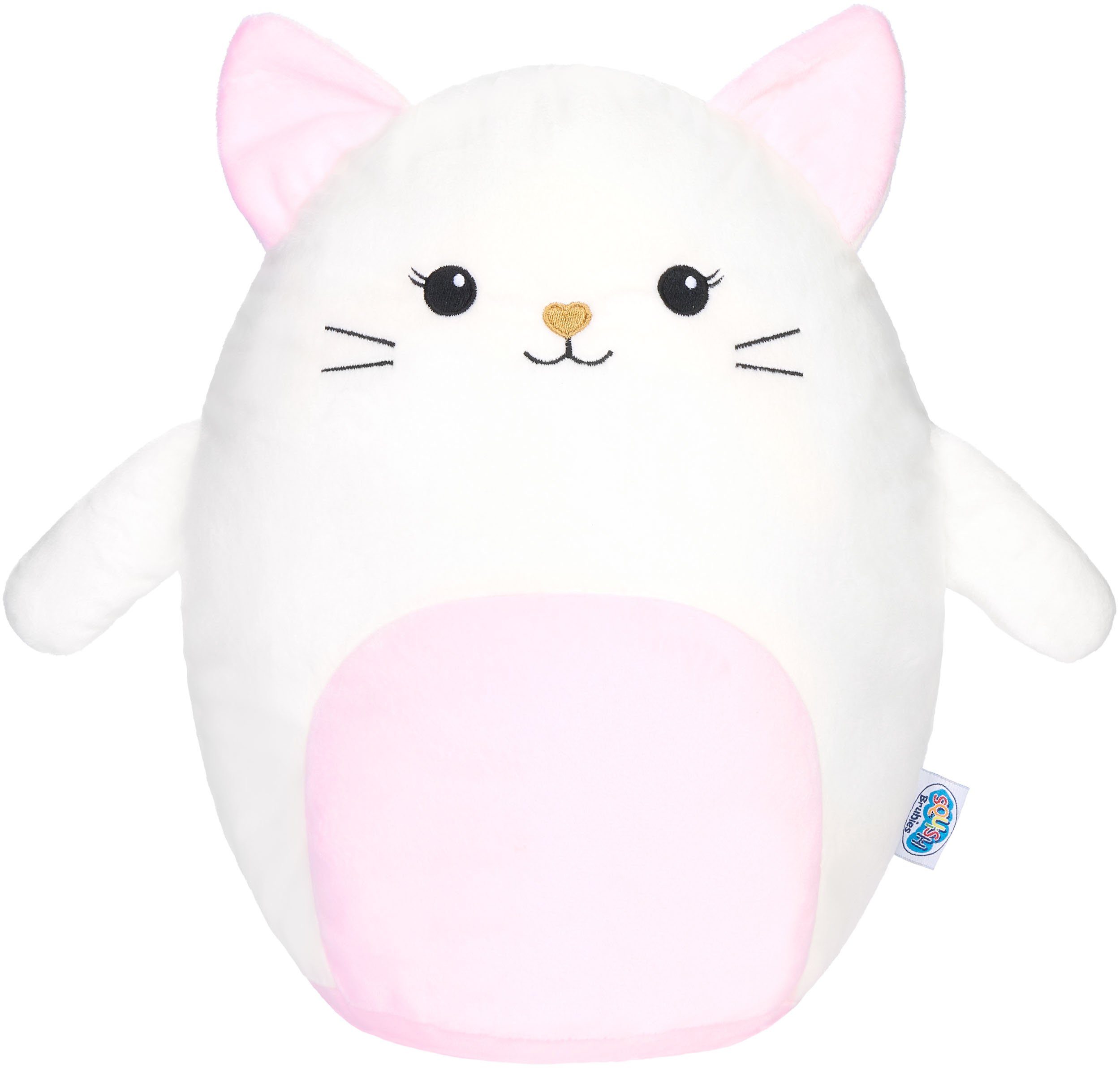 SQUISHBRUBIES Kuscheltier Kira die Katze - 35 cm Stofftier - Superweich (1-St), Plüschtier zum Kuscheln, Verschenken und Sammeln