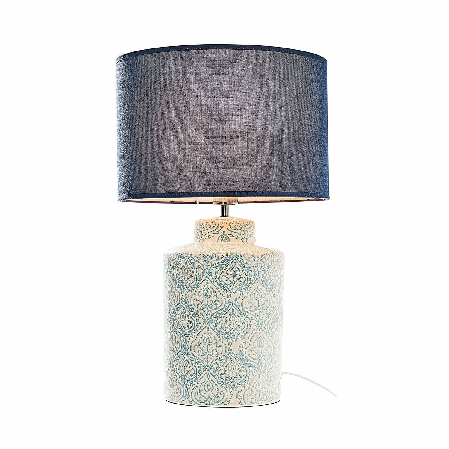 Mirabeau Tischleuchte Tischlampe Bazas blau günstig online kaufen