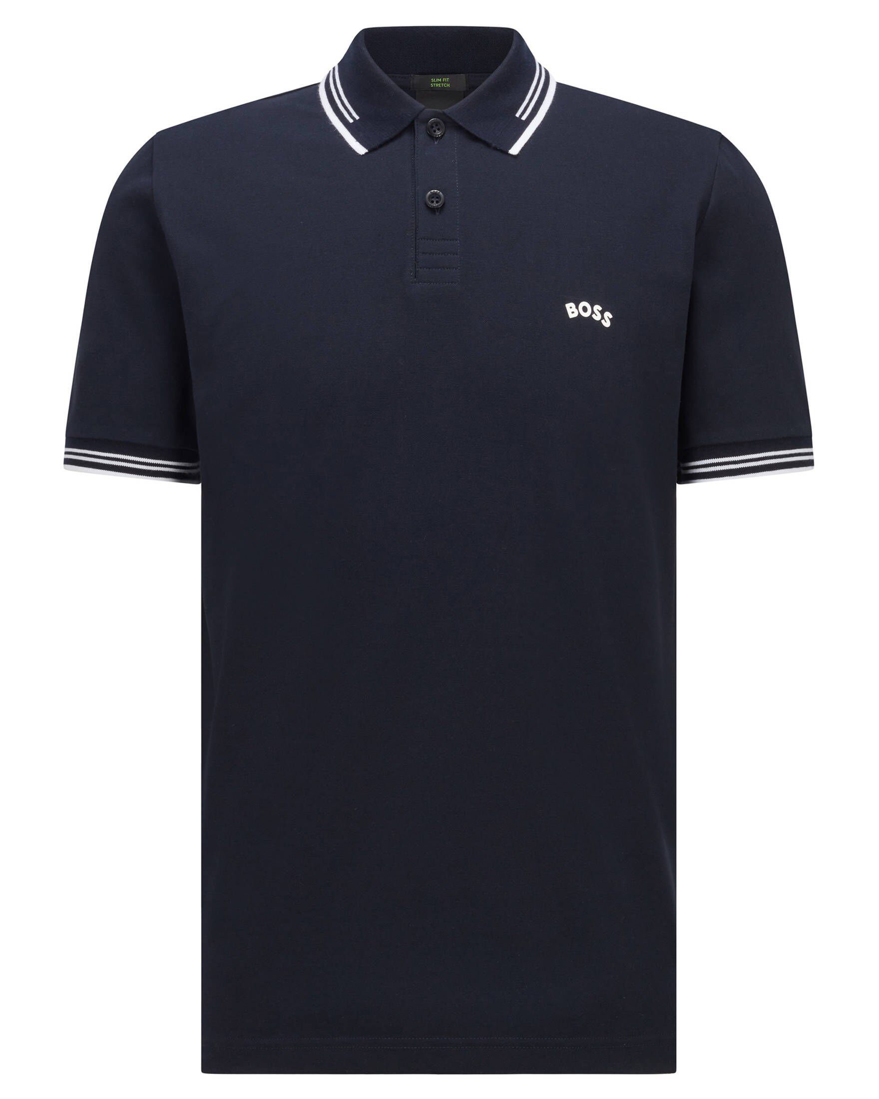 BOSS Poloshirt Herren Poloshirt PAUL CURVED (1-tlg)