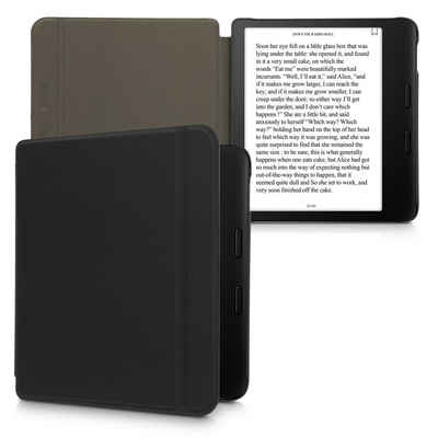 kalibri E-Reader-Hülle Hülle für Tolino Vision 6, Leder eBook eReader Schutzhülle - Flip Cover Case